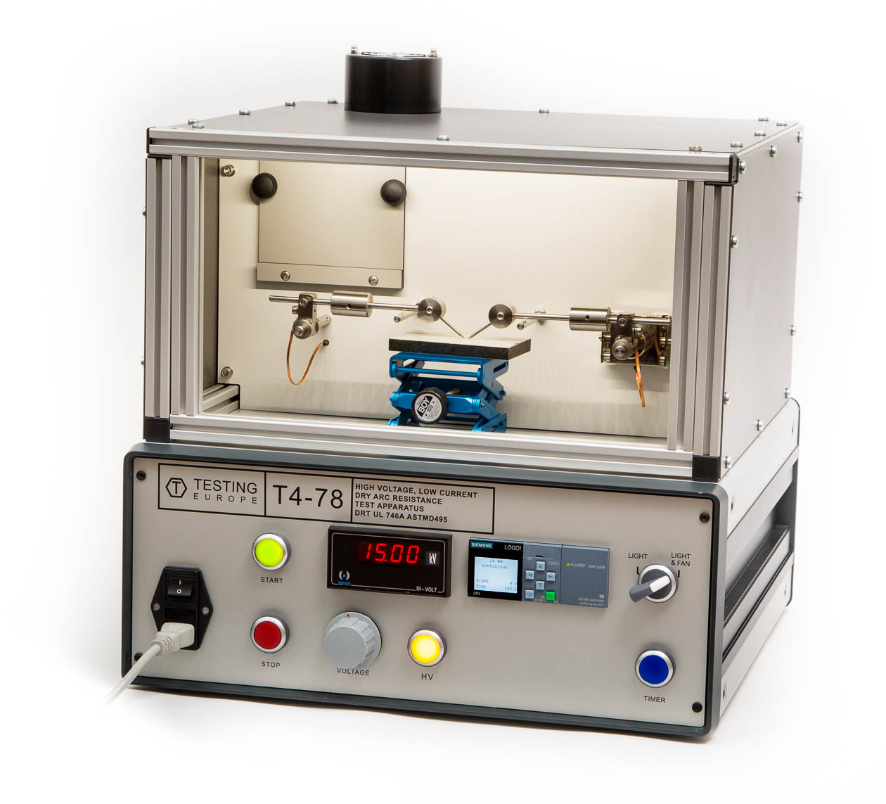 HV low current dry arc test apparatus T4-78