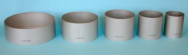 Vessel for testing hob elements and hotplates